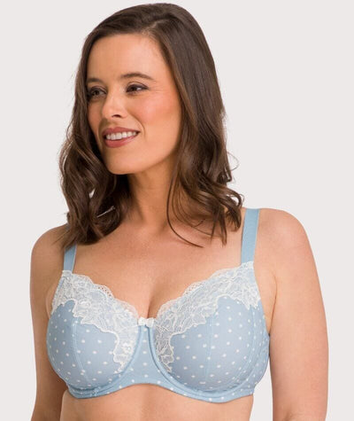 Panache Women's Envy Stretch Lace Full Cup Bra, Navy, 28F : :  Fashion