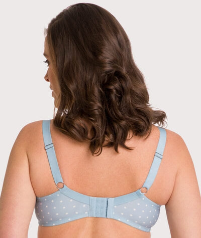 Ava & Audrey Jacqueline Full Cup Underwired Bra - Blue/Ivory Bras