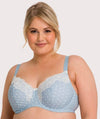 Ava & Audrey Jacqueline Full Cup Underwired Bra - Blue/Ivory Bras