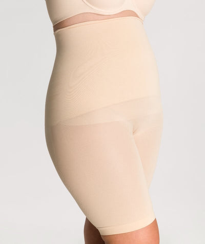 Underbliss Seamless Smoothing High Waist Thigh Short - Nude Shapewear