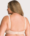 Ava & Audrey Sophia Cotton & Lace Wire-free Bra - Cappuccino Bras