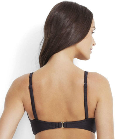 Miléa Mini Rib DD-E Plunge Tri Bikini Top - Nero Swim