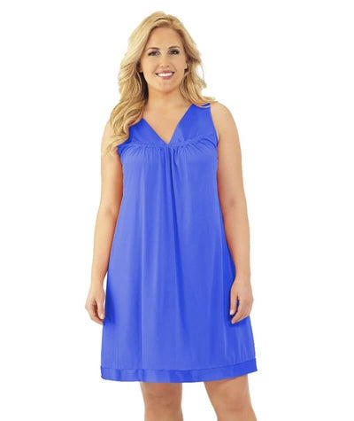 Exquisite Form Short Gown - Rocky Blue Sleep / Lounge S Rocky Blue
