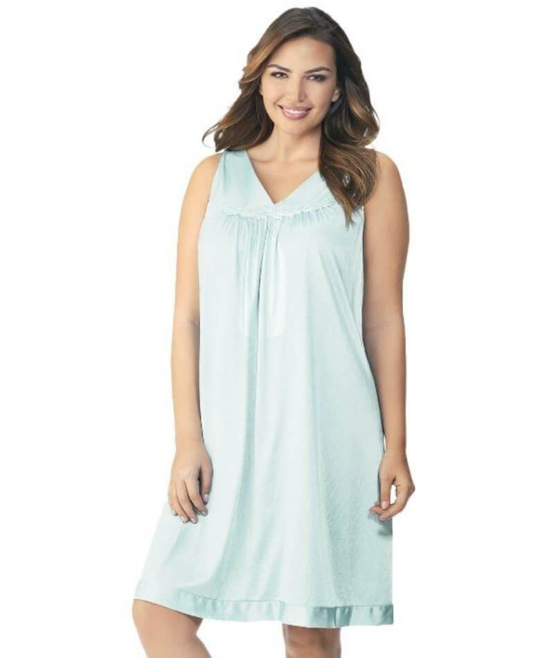 Exquisite Form Short Gown - Azure Mist Sleep / Lounge