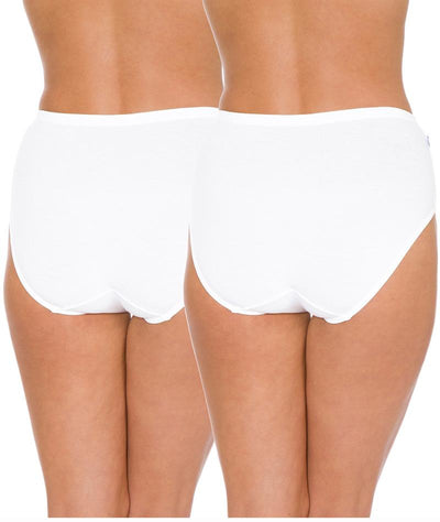 Sloggi Hikini 2 Pack Brief - White Knickers