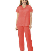 Exquisite Form Short Sleeve Pajamas - Passion