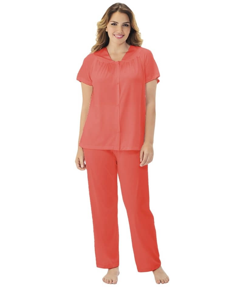 Exquisite Form Short Sleeve Pajamas Plus - Passion Sleep / Lounge 1XL Passion 