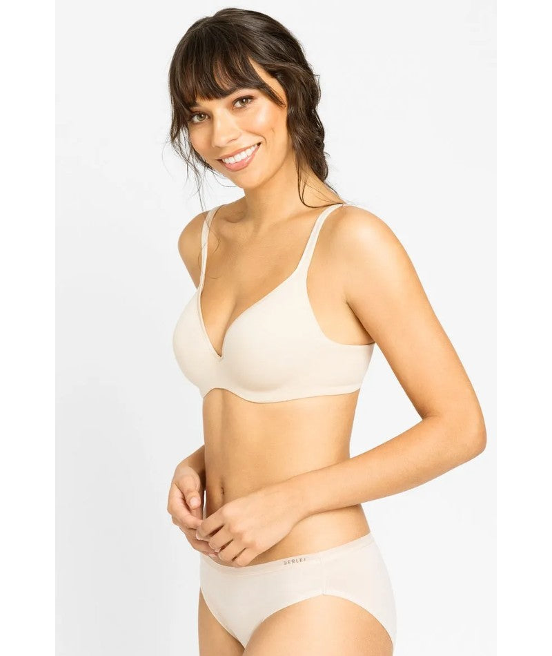 Berlei Barely There Cotton Bra - Soft Powder - Curvy Bras