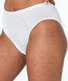 Bendon Body Cotton High Cut Brief - White Knickers