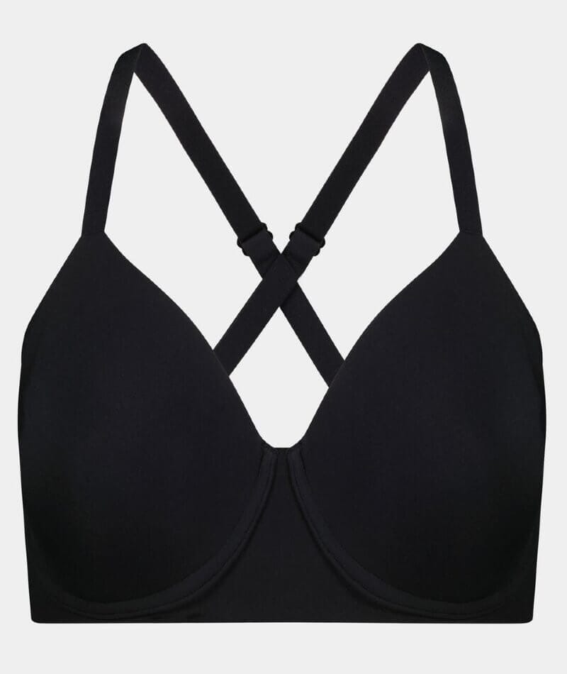 Bendon Comfit Collection Contour Full Coverage Bra - Black - Curvy