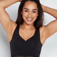 Bendon Comfit Collection Crop Top Wire-free Bra - Black