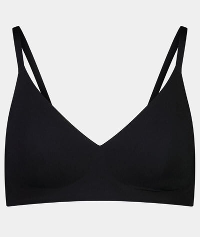 Bendon Comfit Collection Soft Cup Wire-free Plunge Bra - Black Bras