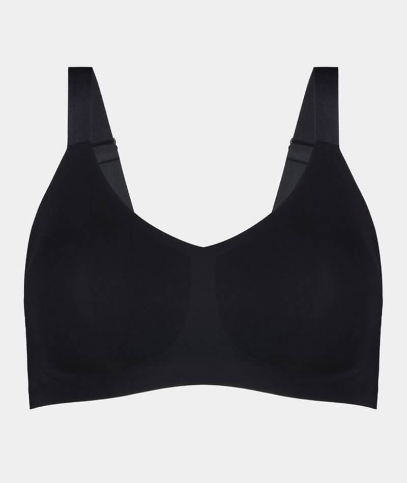 Bendon Comfit Collection Wire-free Bra - Black - Curvy Bras