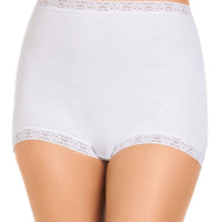 Bendon Cotton High Waist Full Brief - White