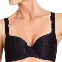 Bendon Damask Contour Underwire Bra - Black