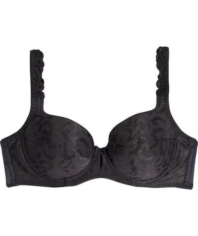 Bendon Damask Contour Underwire Bra - Black Bras