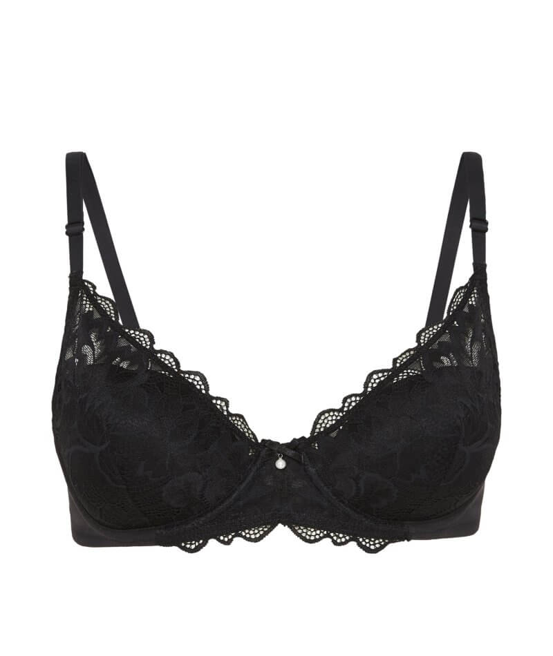 Bendon Embrace Full Coverage Contour Bra - Black - Curvy