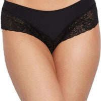 Bendon Everyday Lace Trim Brazilian Brief - Black