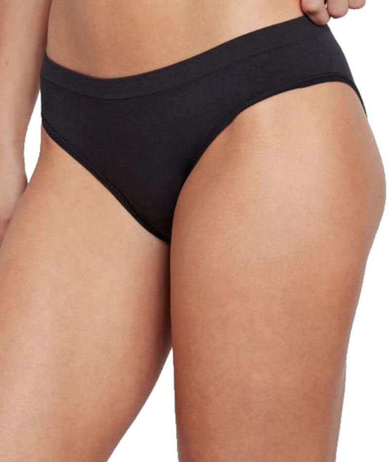 Bendon Everyday Seamless Bikini Brief - Black - Curvy Bras