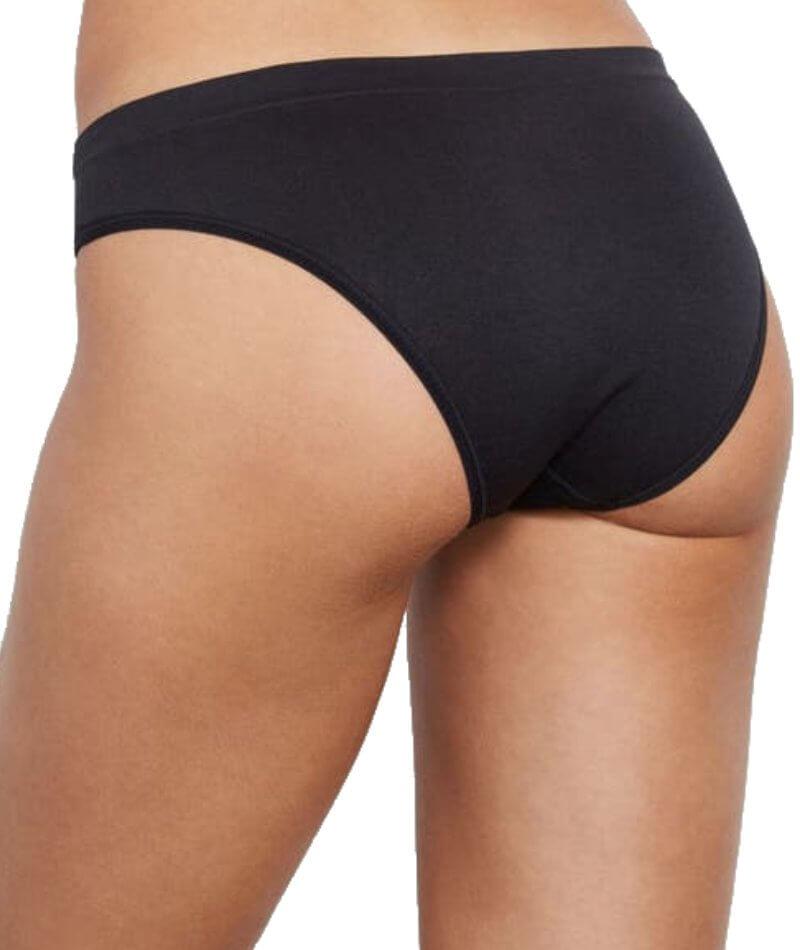 Bendon Everyday Seamless Bikini Brief - Black Knickers XS Black 