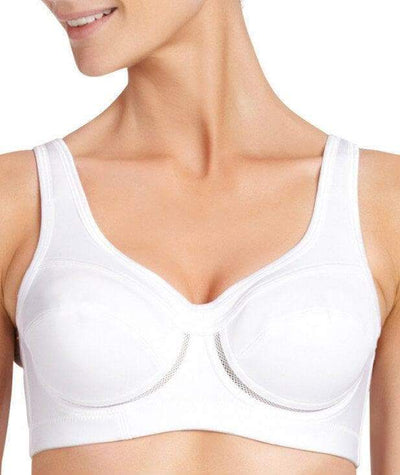 Bendon First Generation Underwire Sports Bra - White Bras