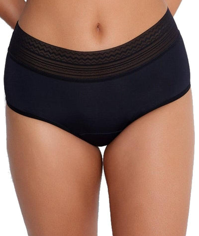 Bendon Flo Heavy Full Brief - Black Knickers