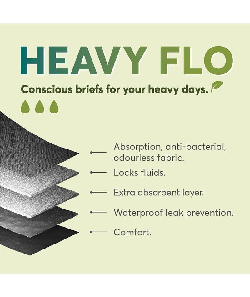 Bendon Flo Heavy Full Brief - Black Knickers