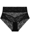 Bendon Lace High Rise Brief - Black Knickers