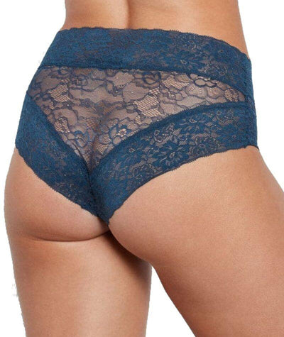 Bendon Lace High Rise Brief - Insignia Blue Knickers