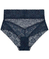 Bendon Lace High Rise Brief - Insignia Blue Knickers