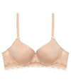Me. by Bendon Geometric Lace Full Coverage Contour Bra - Toasted Almond/Pristine Bras
