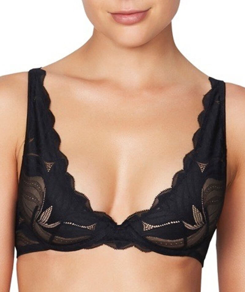 Me. by Bendon Sienna Siesta Underwire Bra - Black - Curvy Bras