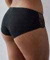 Me. by Bendon Sofia Boyleg Brief - Jet/Pewter Knickers