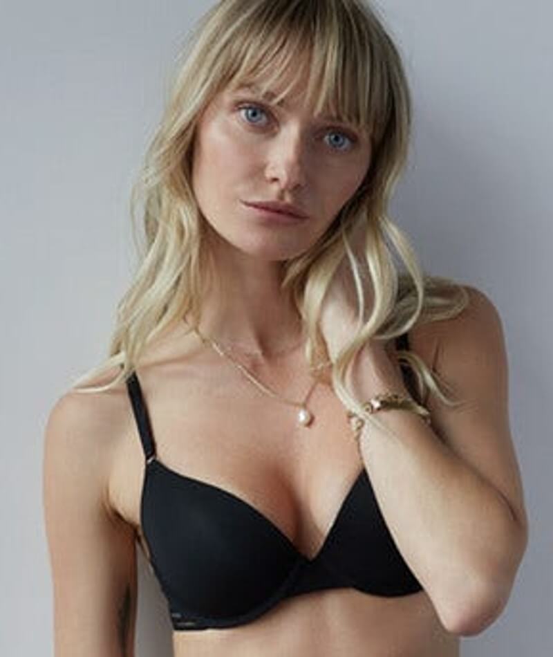 Buy Victoria's Secret Black Smooth Non Wired Push Up Bra from Next Sweden