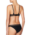 Me. by Bendon Stripe Elastic & Papertouch Demi Bra - Black Bras