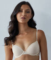 Me. by Bendon Stripe Elastic & Papertouch Demi Bra - Silver Peony Bras