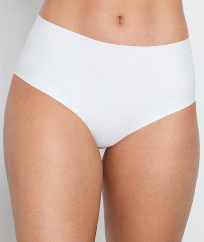 Bendon No Show High Rise Brief - White Knickers