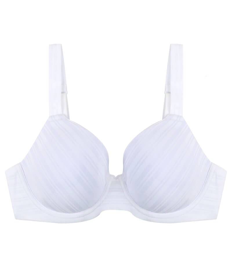 Bendon Rita Full Coverage Contour Bra - White - Curvy Bras