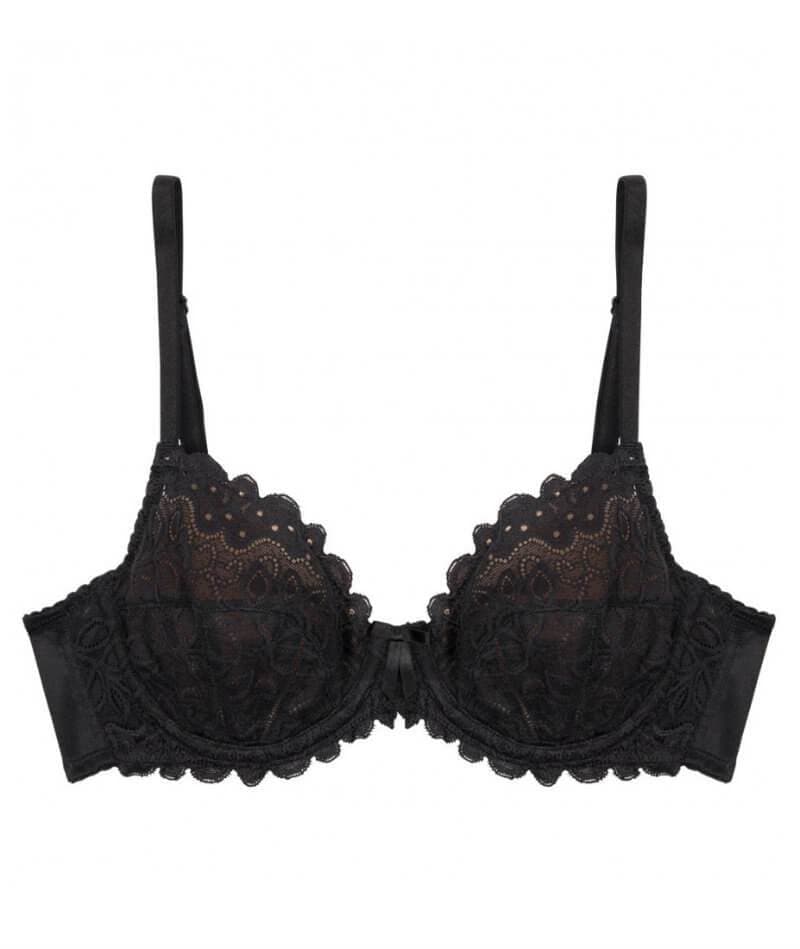 Bendon Yvette Lace Underwire Bra - Black Bras