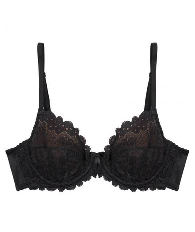 Bendon Yvette Lace Underwire Bra - Black Bras