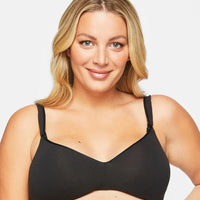 Berlei Barely There Cotton Rich Wire-free Maternity Bra - Black