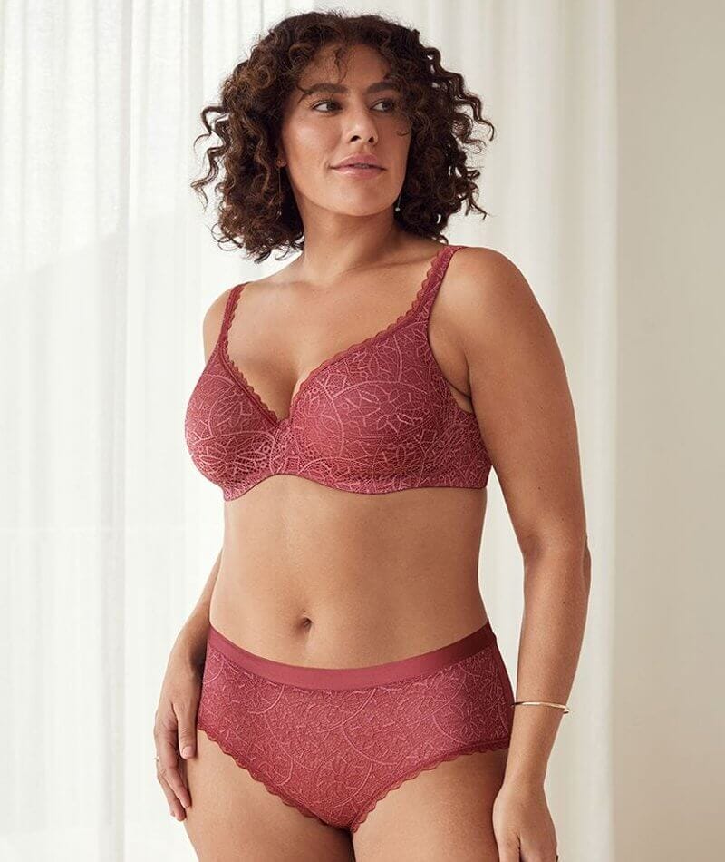 Berlei Barely There Lace Contour Bra - Copper Rouge Bras