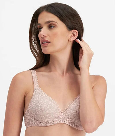 Berlei Barely There Lace Contour Bra - Nude Lace Bras