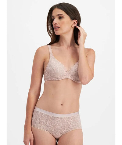 Berlei Barely There Lace Contour Bra - Nude Lace Bras