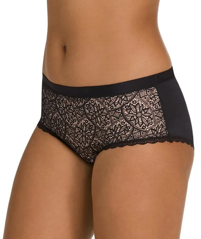 Berlei Barely There Lace Full Brief - Black Knickers