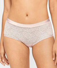 Berlei Barely There Lace Full Brief - Nude Lace