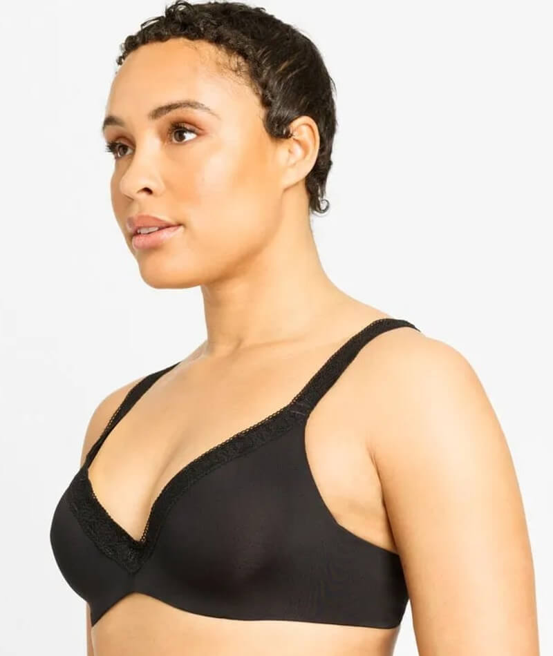 Berlei Barely There Luxe Contour Bra - Black - Curvy Bras