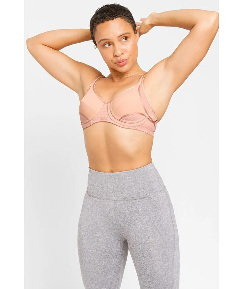 Berlei Electrify Underwire Sports Bra - Soft Powder - Curvy Bras