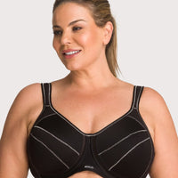Berlei Full Support Sport Underwire Bra - Black