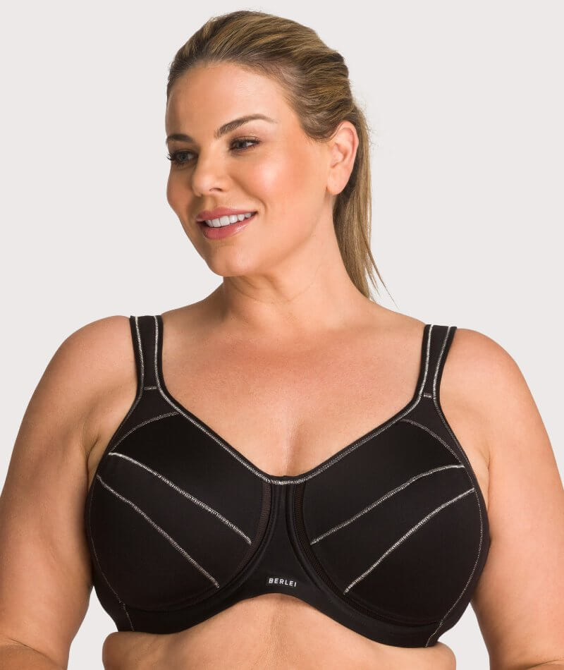 Berlei Full Support Sport Underwire Bra - Black Bras